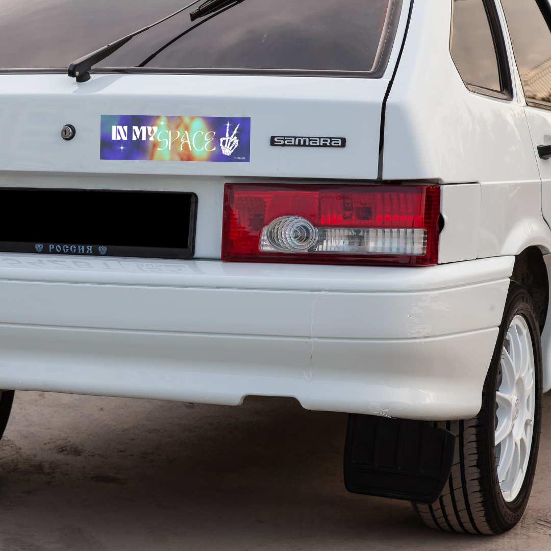 In My Space Car Bumper Magnet