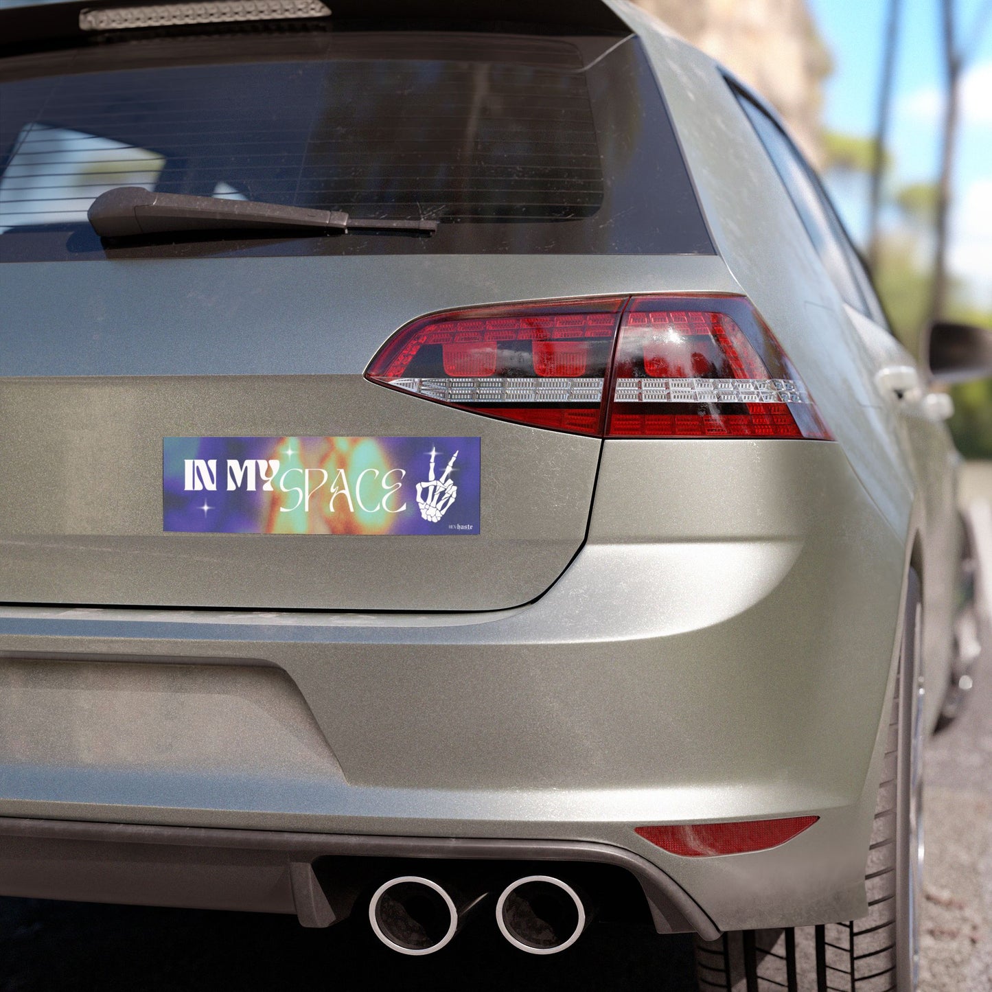 In My Space Car Bumper Magnet
