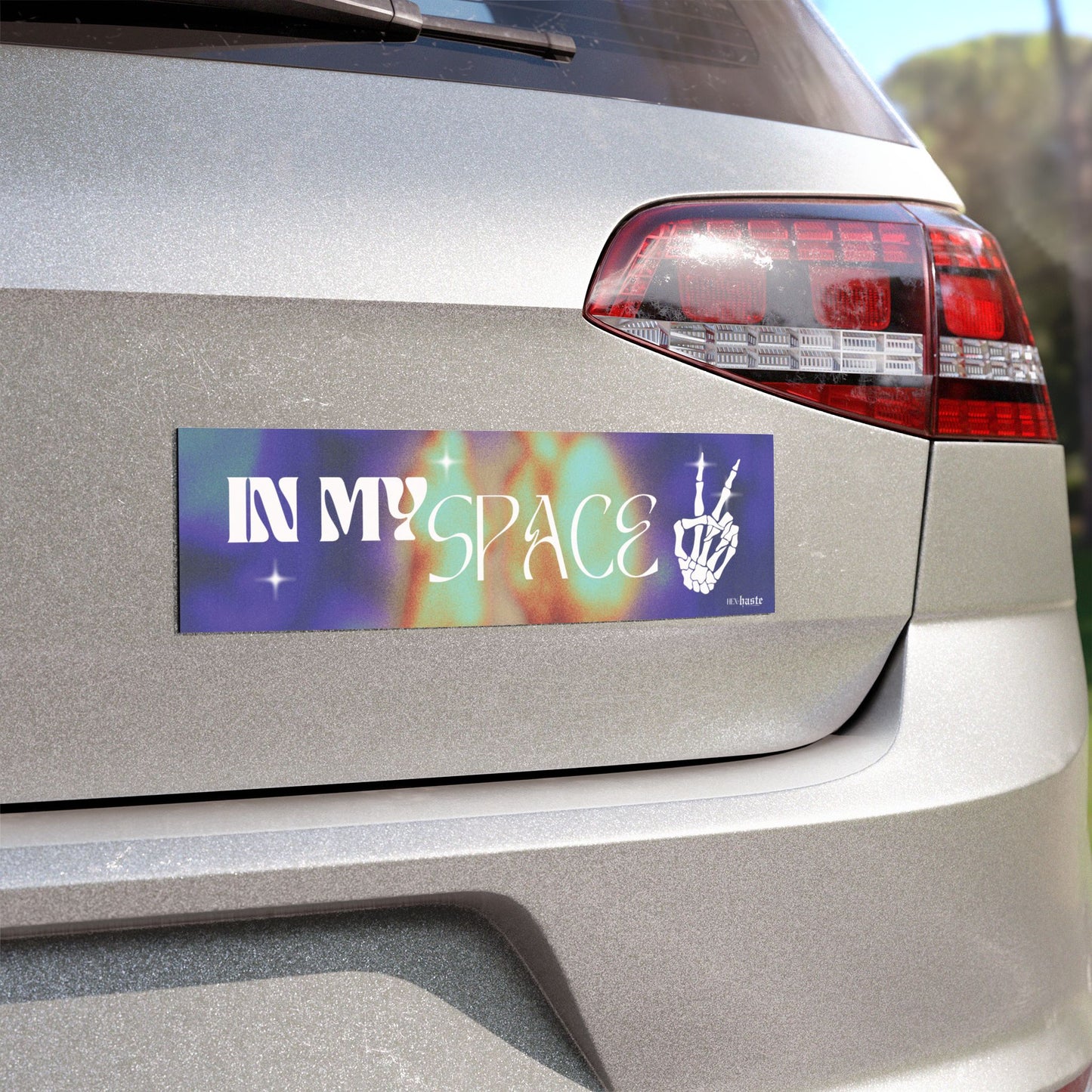 In My Space Car Bumper Magnet