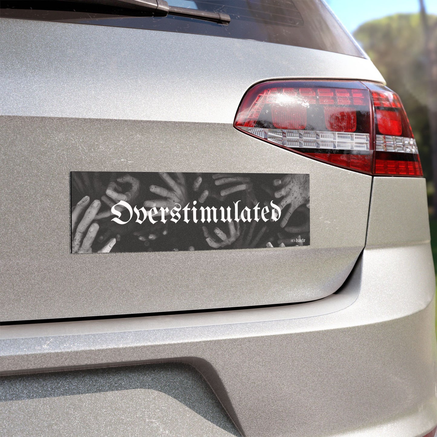 Overstimulated Car Bumper Magnet