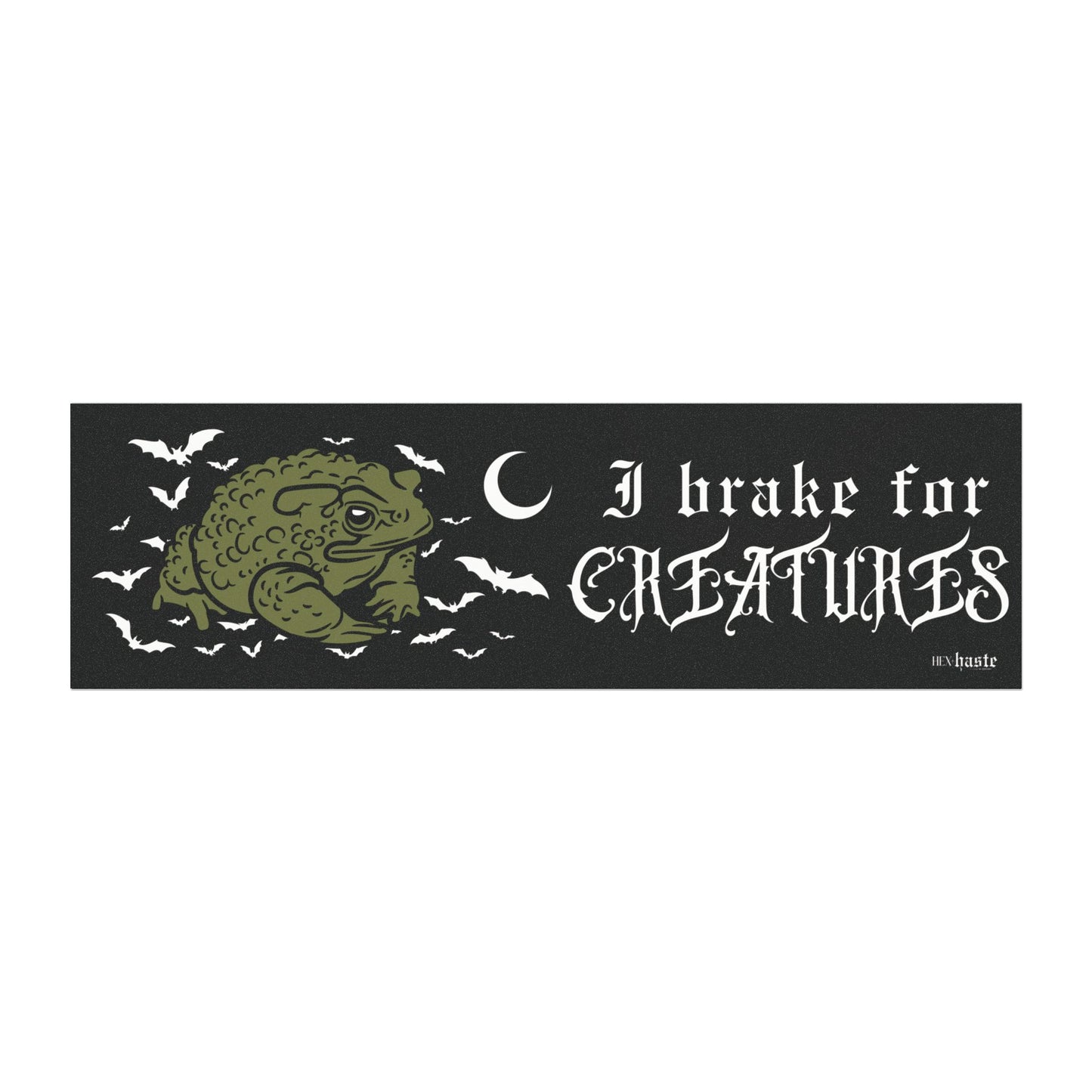 I Brake for Creatures Car Bumper Magnet