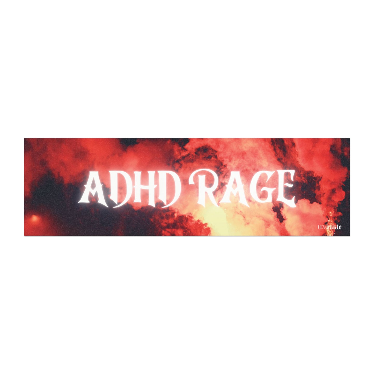 ADHD Rage Car Bumper Magnet