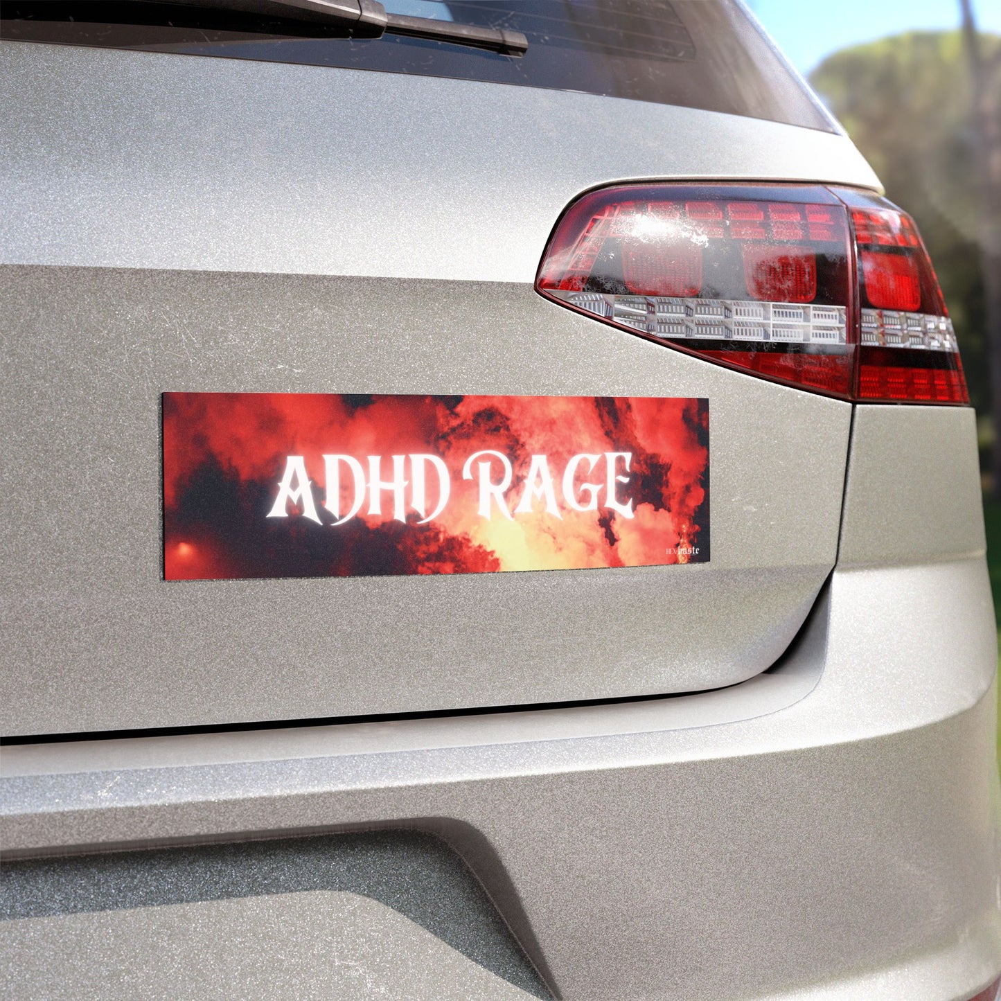 ADHD Rage Car Bumper Magnet