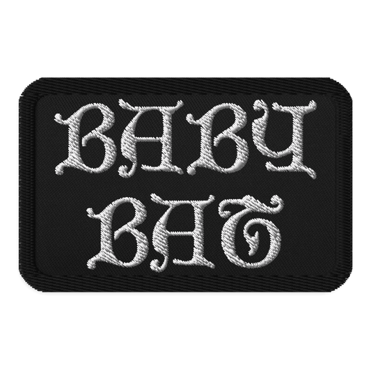 Medieval Baby Bat Embroidered Patch