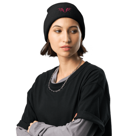 Bat Gurl Waffle beanie